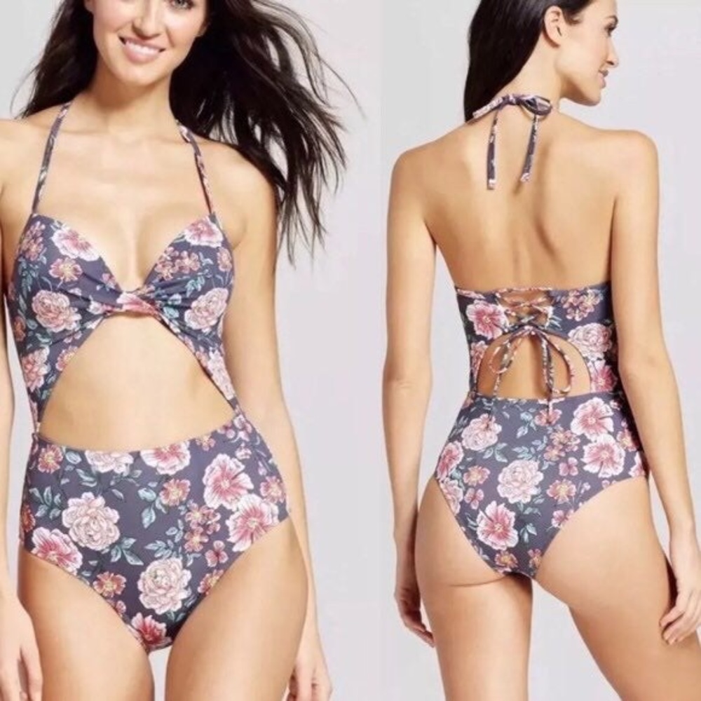 One Piece Cut Out Swimsuit